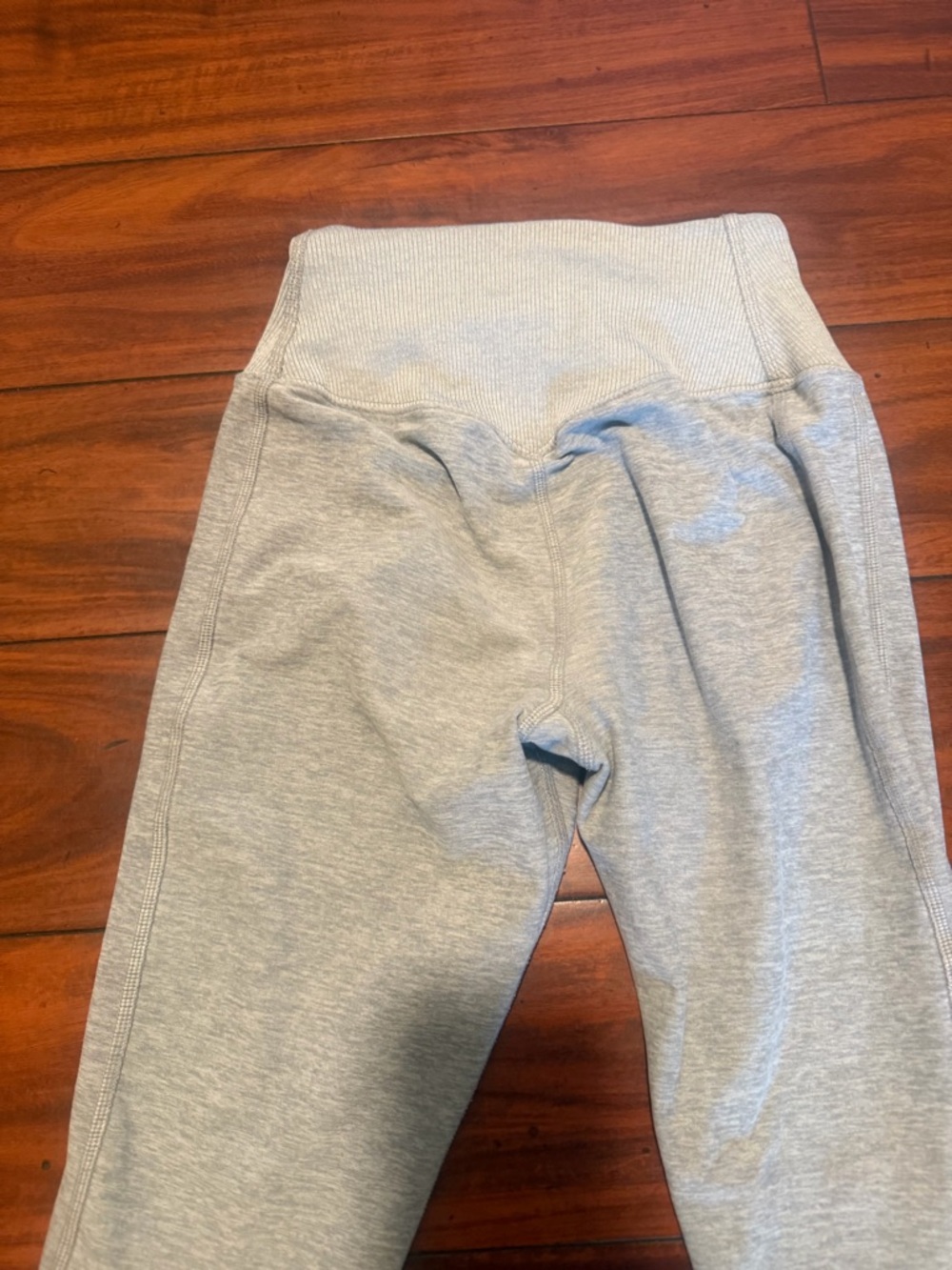 ALO Yoga Light Gray Seamless High-Rise Leggings - Picture 7 of 10